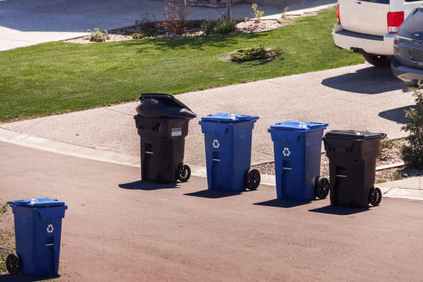 istock Garbage box containers on the street in Residential District. 995067216