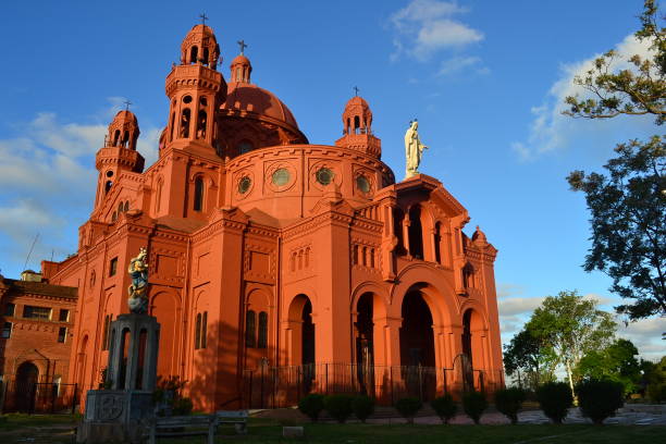 church of the cerrito de la victoria, montevideo - montevidéu imagens e fotografias de stock