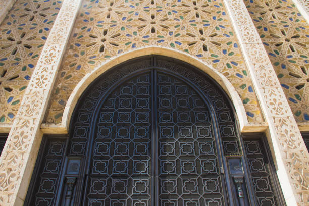 istock view of Hassan II mosque's big gate - Casablanca, Morocco 995094918