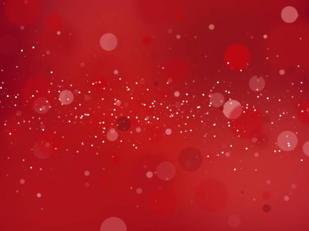 istock Illustration Christmas and New Year bokeh abstract dark red gradient background 995116858