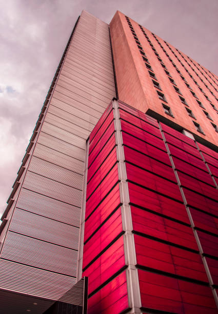istock Directly below view of corporate buildings 995141438