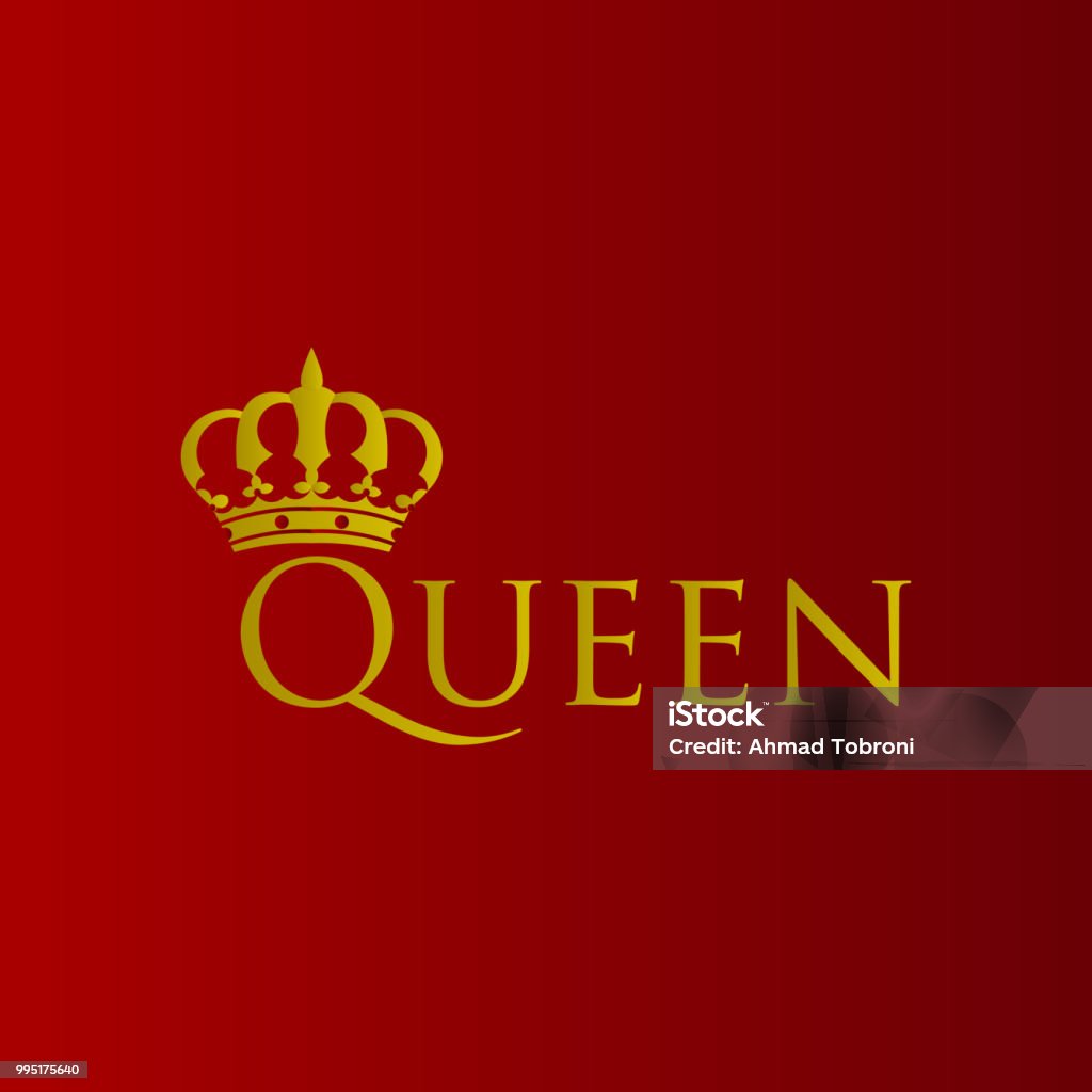 Queen R Vector Queen Vector Template Design Illustration Stock Illustration - Download ...