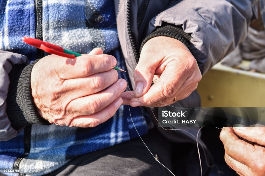 To untie Knot Adult Stock Photo