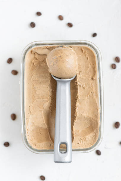 istock Scoop of coffee ice cream 995226044