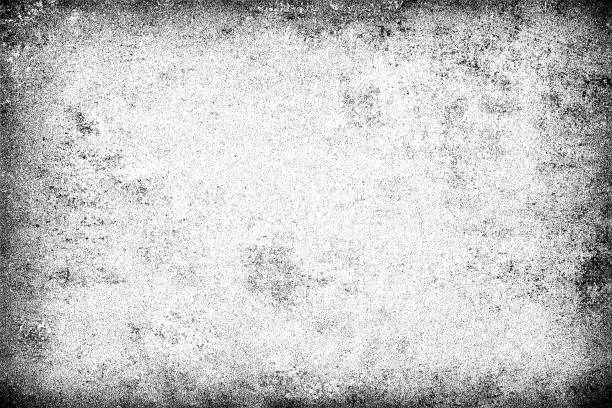 istock Grunge is black and white. Abstract monochrome background. Pattern of cracks, chips, scuffs, dust, stains 995241900