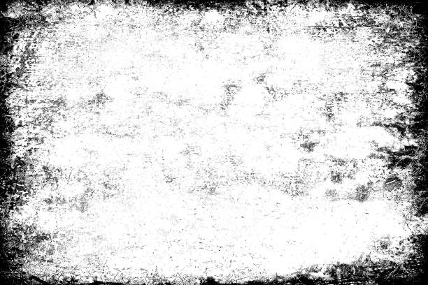 istock Grunge is black and white. Abstract monochrome background. Pattern of cracks, chips, scuffs, dust, stains 995242002
