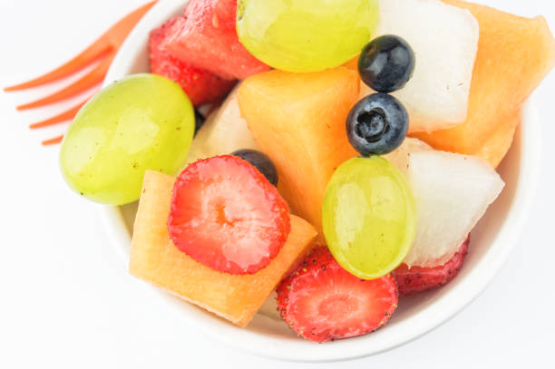 istock Colorful fruit salad closeup 995255220