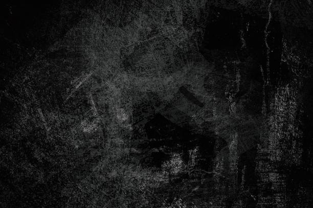 istock Grunge is black and white. Abstract monochrome background. Pattern of cracks, chips, scuffs, dust, stains 995255500