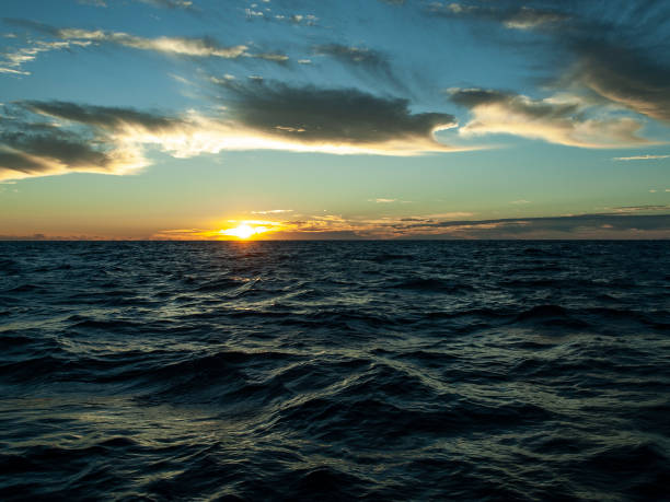 istock White Cloud Blue Sky Sunrise Seascape. Australia 995276666