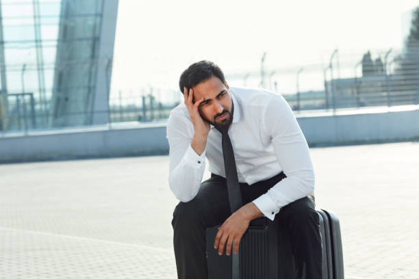 istock Business Man Missed Plane 995287946