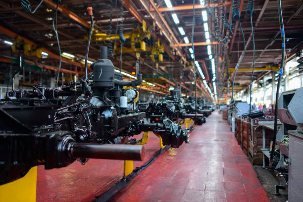 istock Machine-Building Plant, assembly shop 995288998