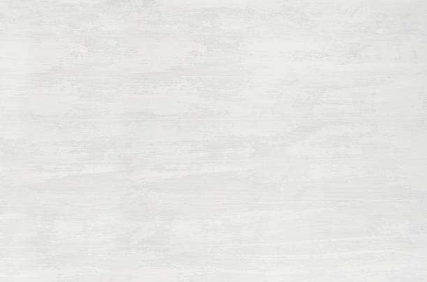 White wood plank with shabby and scrapes as background, horizontal line.