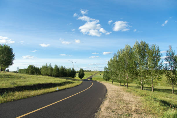 Highway Beautiful in the nature scenery