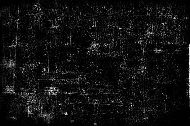 istock Grunge is black and white. Abstract monochrome background. Pattern of cracks, chips, scuffs, dust, stains 995316362