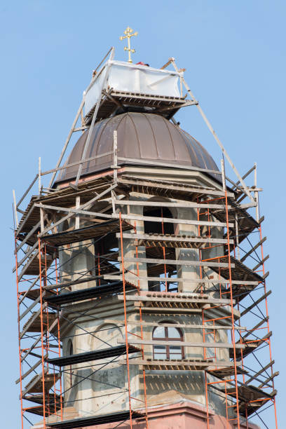 istock construction of a new church, Minsk, Belarus 995323490