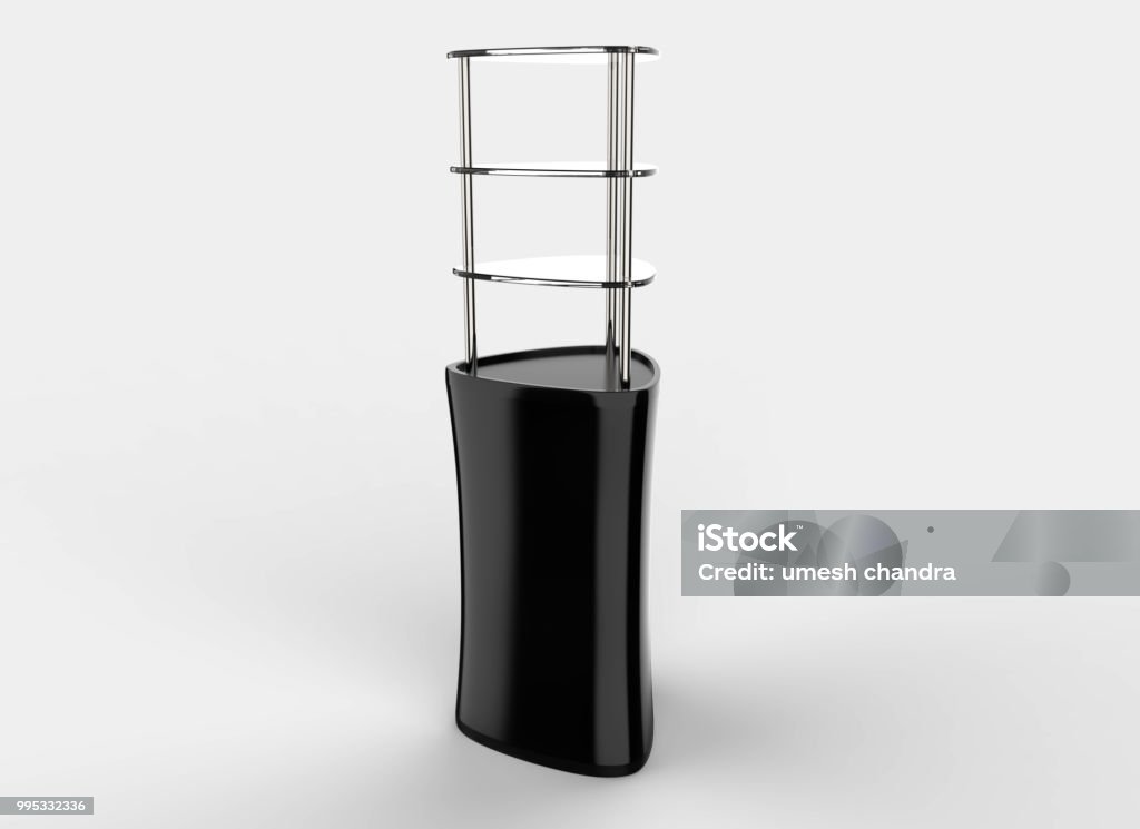 Triangle Shape Display Rack Display Rack Triangle Podium Tower Glass Rack 3d Render Illustration ...