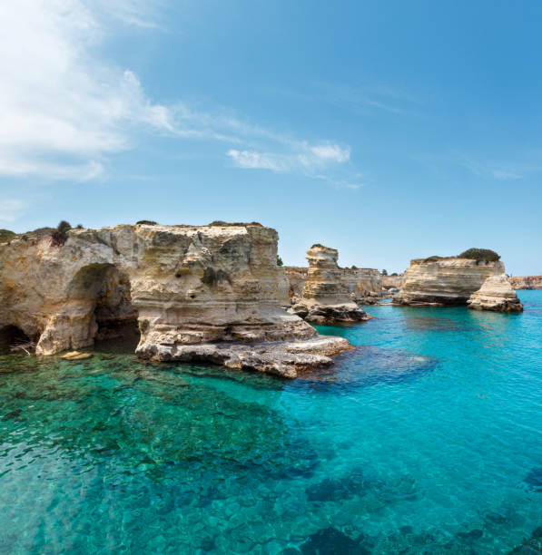 istock Faraglioni at Torre Sant Andrea, Italy 995333030