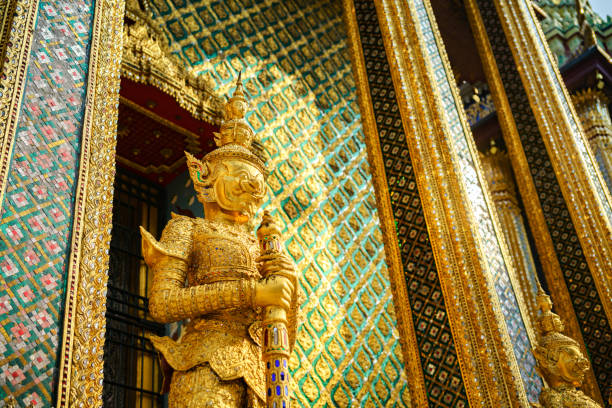 istock Golden statues in Bangkok 995335316