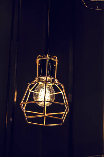 istock Vintage luxury interior lighting lamp .Lamp light a fuel burning illumination, (electrical component), a replaceable component that produces light, used for Interior Decoration 995359620