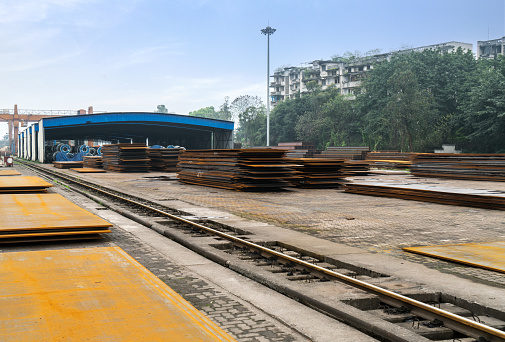 Metal cargo terminal in Chongqing, China