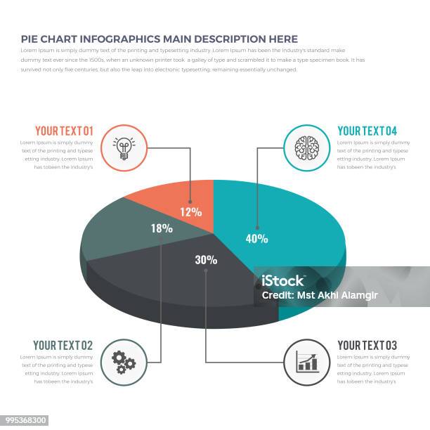 Infographie De Graphique À Secteurs 3d Isométrique Vecteurs libres de droits et plus d'images vectorielles de Diagramme en camembert - Diagramme en camembert, Forme tridimensionnelle, Graphisme d'information