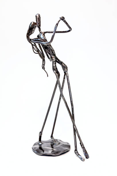 istock Creative figures of couple dancing tango with passion, samba, rumba, 995398482