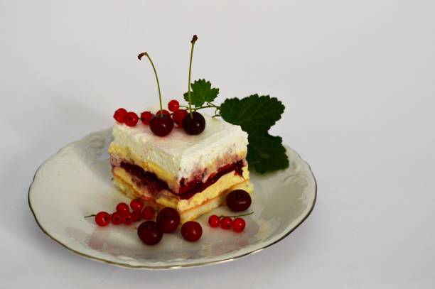 chocolate cake with fruit