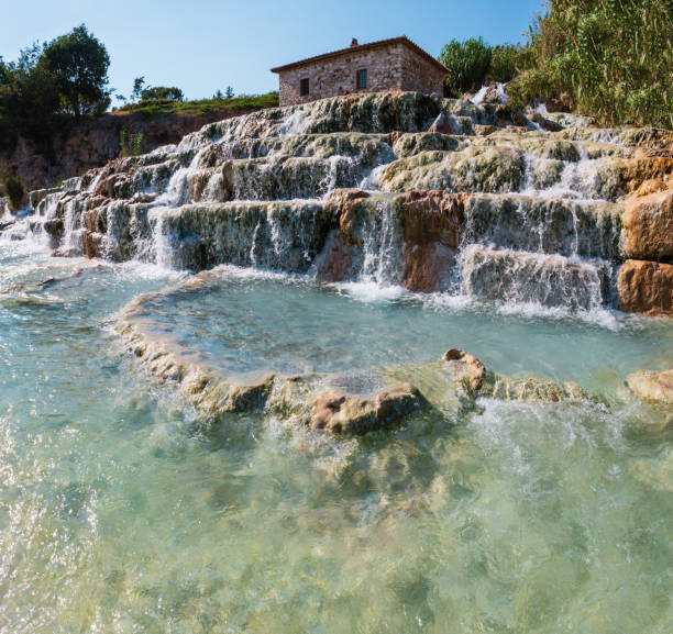 istock Natural spa Saturnia thermal baths, Italy 995442782