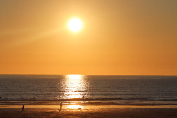 istock Sunset on fistral beach newquay Cornwall England. 995454862