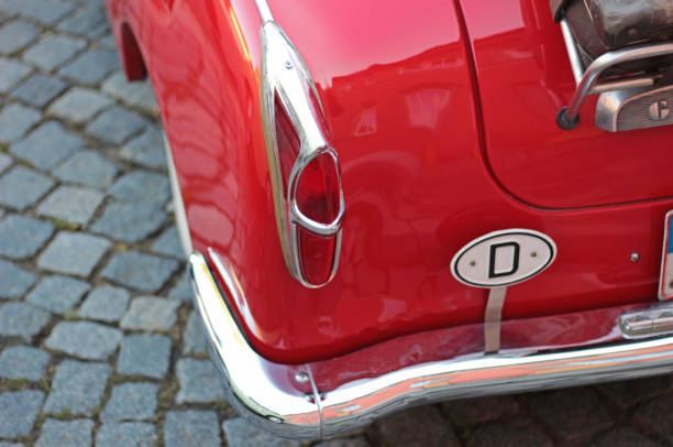 istock rear view of an old German car 995468020