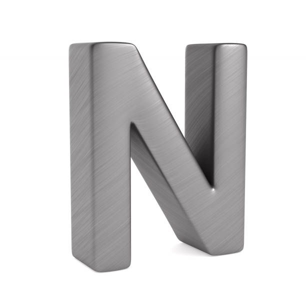 istock Character N on white background. Isolated 3D illustration 995468444