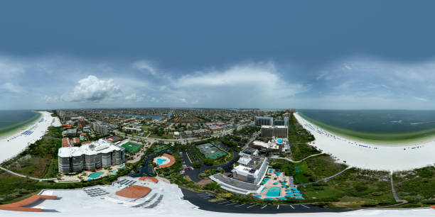 istock Aerial equirectangular photo of Marco Island Florida 995528482