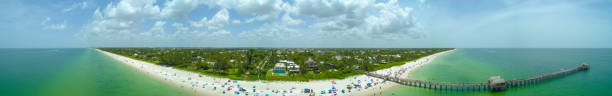istock Aerial panorama Naples Beach Florida USA 995528548