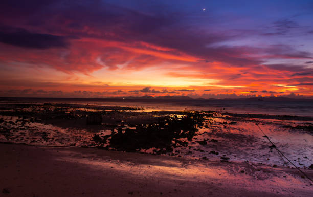 istock Twilight  Sunset time at the beach. 995562458