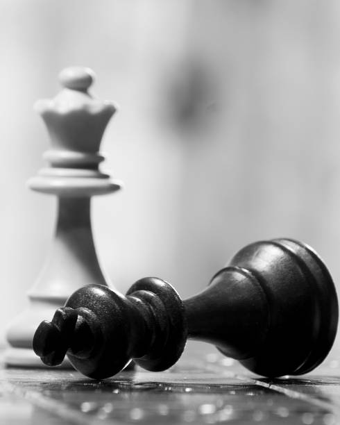 istock Chess photographed on a chessboard 995613826