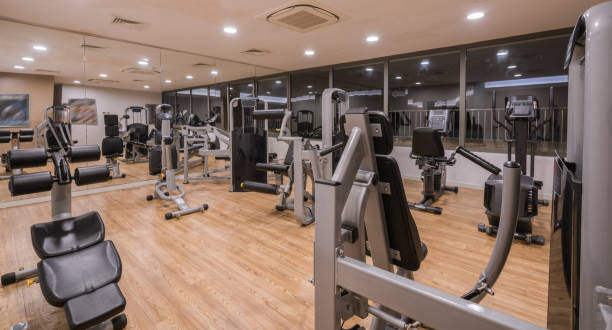istock Interior of modern gym 995623416