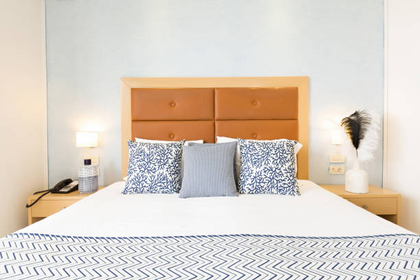 istock Interior of sea hotel bedroom 995624736