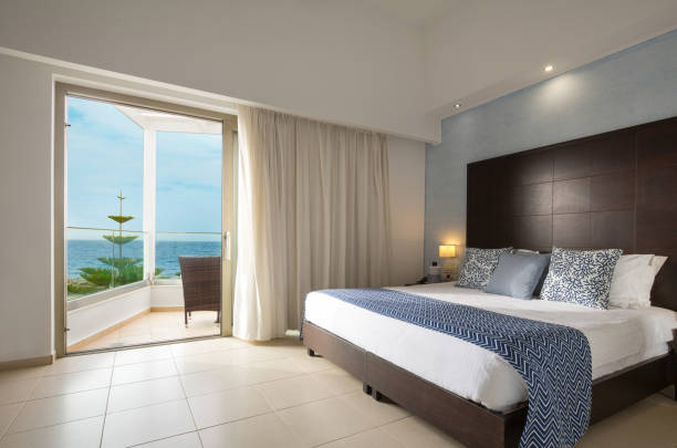 istock Interior of sea hotel bedroom 995624940