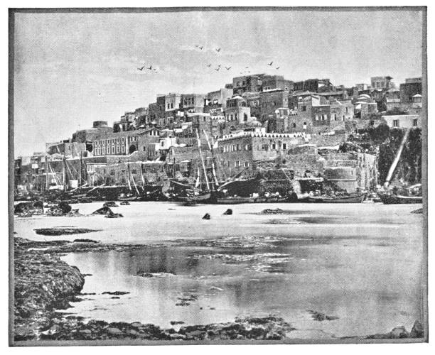 istock Jaffa Port in Jaffa, Israel - Ottoman Empire 995638536