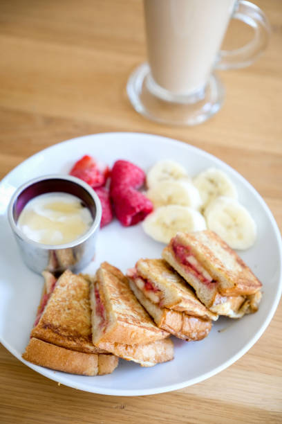 istock French toast sandwich with PB&J and raspberry for breakfast 995642130