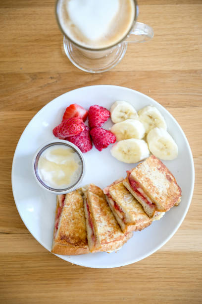 istock French toast sandwich with PB&J and raspberry for breakfast 995642198