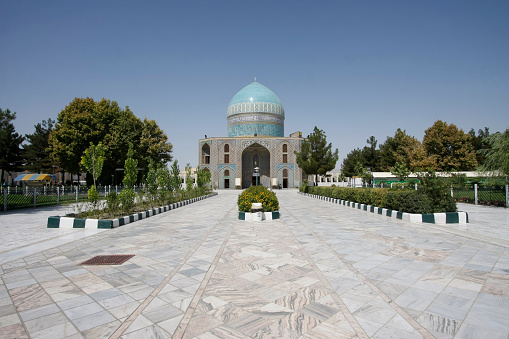 View of Gombade Sabz Mausoleum in Mashad