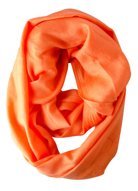istock scarf summer. multicolored scarf. Scarf top view 995676870