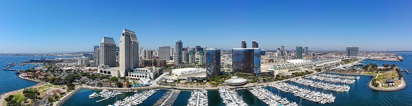 San Diego skyline on a summer afternoon