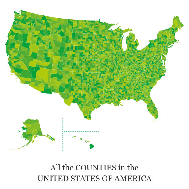 karte der grafschaften in den usa - california map counties county stock-grafiken, -clipart, -cartoons und -symbole