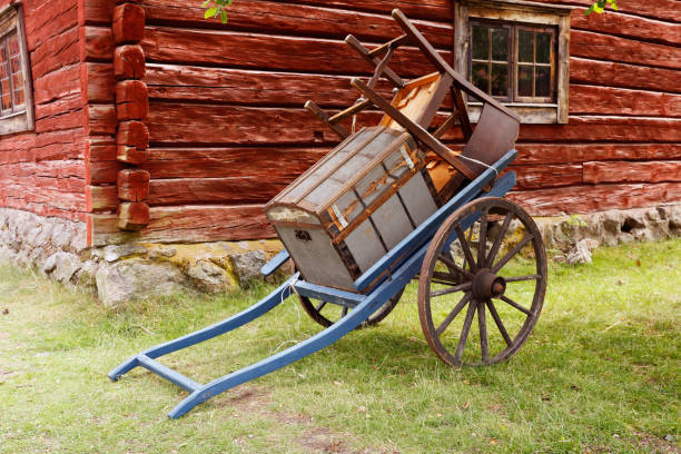 Handcart with goods