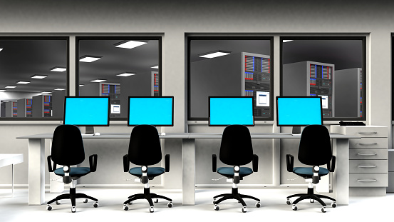 Data center control room