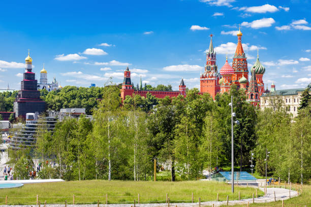 istock Zaryadye Park overlooking the Moscow Kremlin 995741642