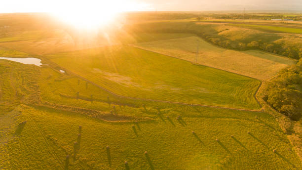 istock Aerial Landscape at Sunset 995744714