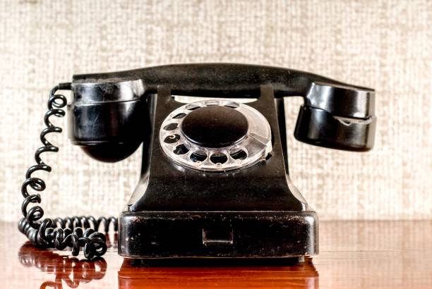 istock Vintage black telephone 995746290